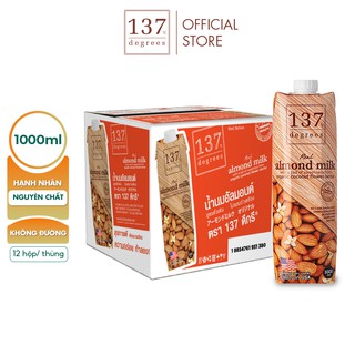 Sữa Hạnh Nhân 137 Degrees 1l thùng 12 hộp