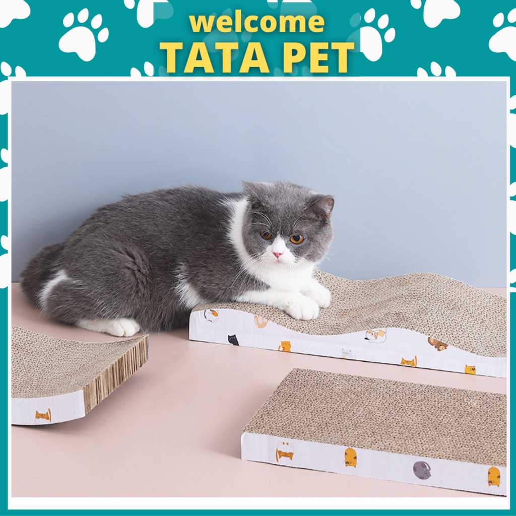 Bàn cào móng giá rẻ cho mèo, THẢM CÀO MÓNG (CM19.3) TATA PET