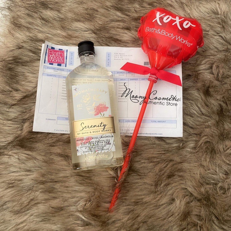 Gel tắm thư giãn giảm stress bbw Bath & body works Aroma Therapy nhiều mùi 295ml Love/Sleep/stress relief/Enegry/Balance | BigBuy360 - bigbuy360.vn