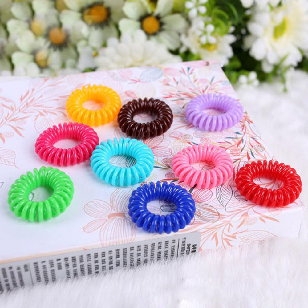 Set 10 Dây Cột Tóc Nhiều Màu Sắc Cho Nữ