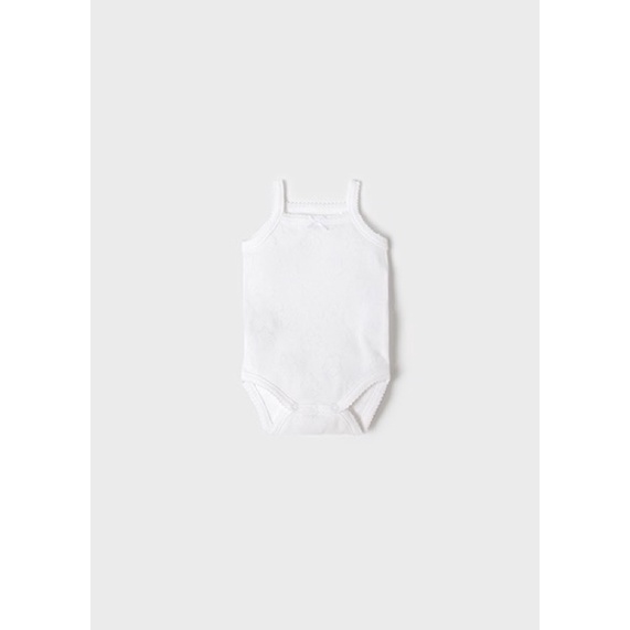 BODY CHIP DÂY MÀU TRẮNG CHO BÉ GÁI MAYORAL