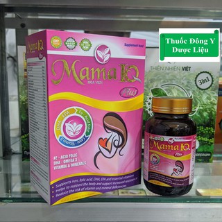 Thuốc Bổ Cho Bà Bầu ❤️ CHÍNH HÃNG ❤️ Mama IQ Plus cung cấp Sắt, Omega 3, DHA, Acid folix, Khoáng Chất cần thiết cho bầu