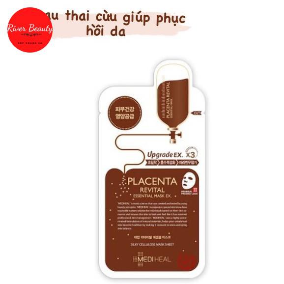 [Hàng Đi Air] Mặt Nạ Mediheal Essential Teatree / Vita / Placenta / Collagen / Aquaring Cấp Nước.