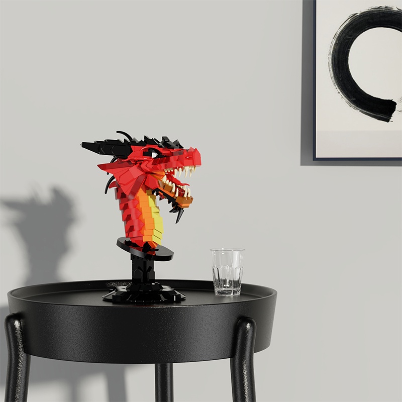 Bộ Đồ Chơi Lắp Ráp Mô Hình Hoạ Tiết Rồng Độc Đáo Sáng Tạo