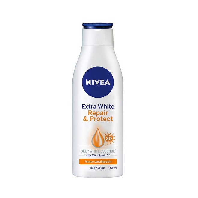 Sữa Dưỡng Thể Nivea Làm Sáng, Săn Chắc Da SPF30 200ml Extra White Firming Body Lotion - OLIX