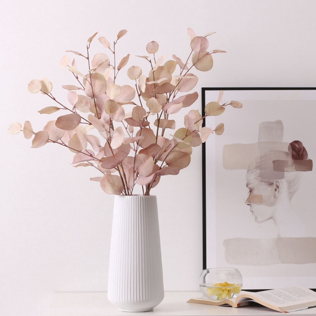 ườn Dài Cành Bạch Đàn Lá Giả Đồ Trang Trí Nhà Bằng Nhựa, Cây Giả, Cây Nhiệt Đới Giả Lá Bạch Đàn Nhân Tạo-198-123LifeVN