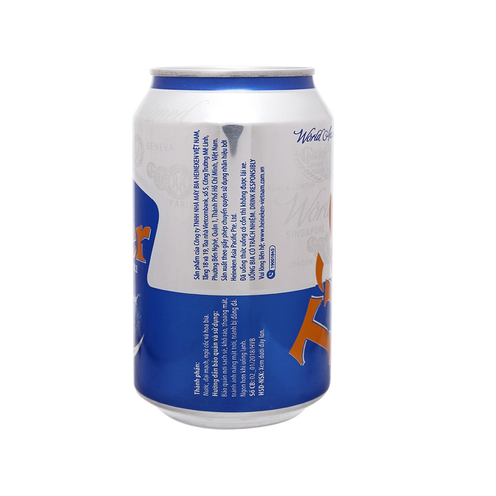 Bia Tiger lốc 6 lon x 330ml