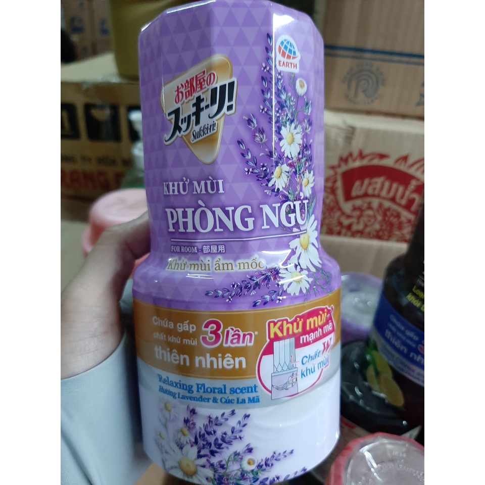 Hộp Thơm Phòng SUKKI-RI Khử Mùi Cao Cấp 400ml Nhật Bản