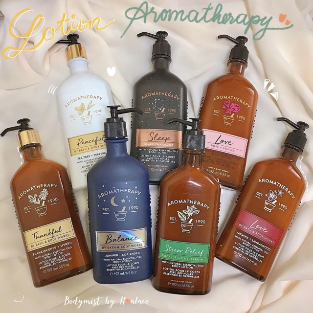 Dưỡng thể Bath&amp; Body Works lotion dòng Aromatherapy