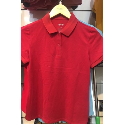 Áo polo trẻ em mắt chim in logo YODY áo cộ tay có cổ cho bé trai bé gái trơn nhiều màu thoáng mát - APK5167