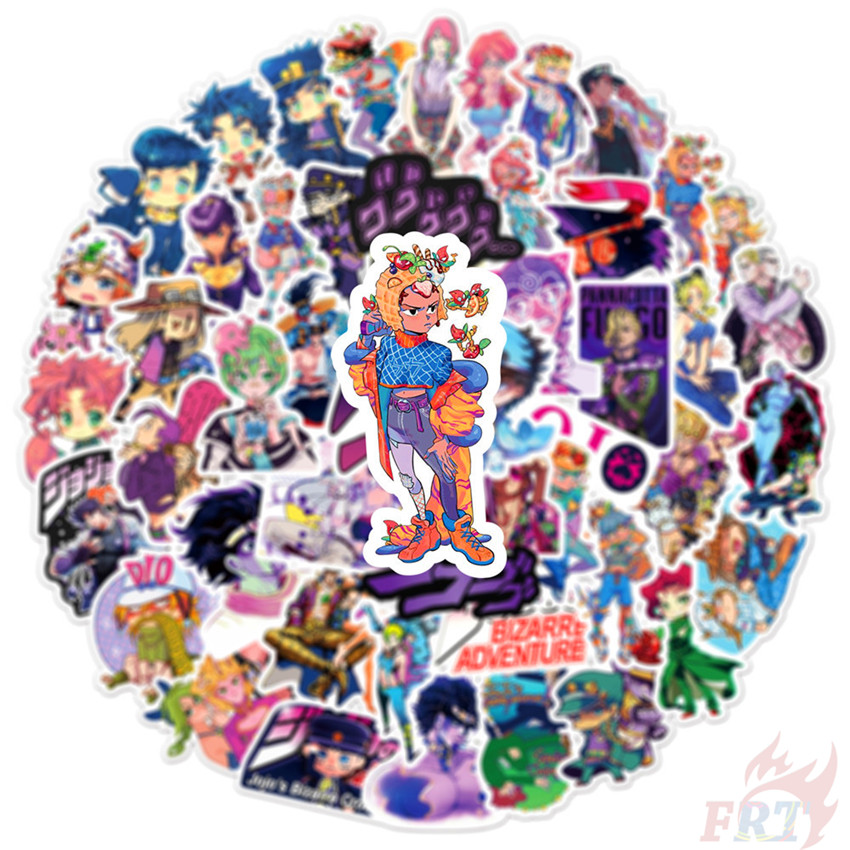 ❉ JoJo's Bizarre Adventure - Series 05 Stickers ❉ 50Pcs/Set Anime Fashion DIY Decals Doodle Stickers