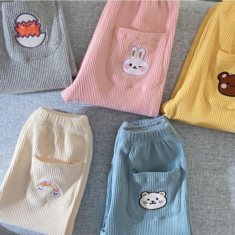 Quần len tăm cho bé quần bé trai bé gái thu đông bo chun cực mềm mịn siêu dễ thương từ 8 - 16kg