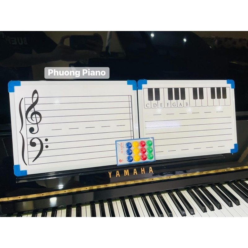 Bảng khuông nhạc Piano- Mẫu 01
