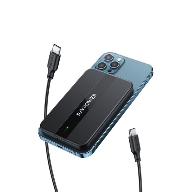 Sạc dự phòng không dây từ tính RAVPower RP-PB234 5000mAh 7.5W