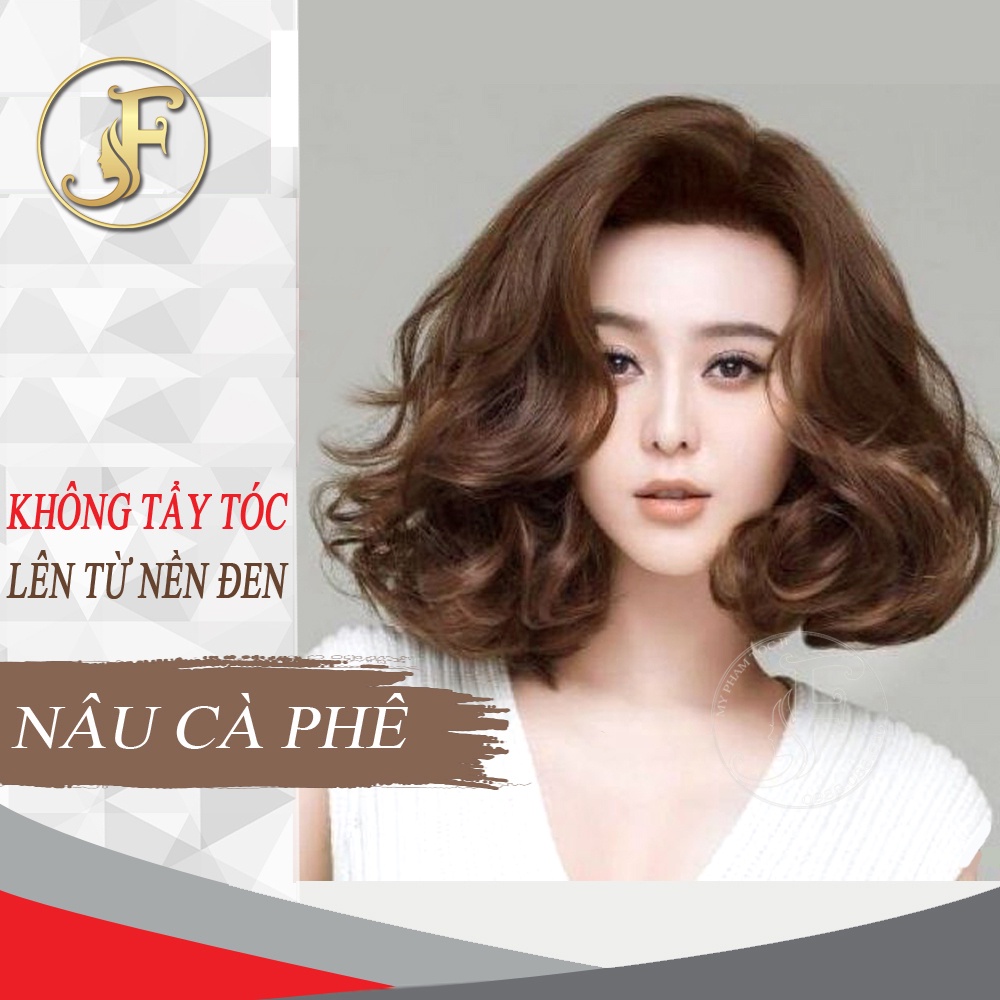 Thuốc Nhuộm Tóc Nâu Cà Phê Không Tẩy