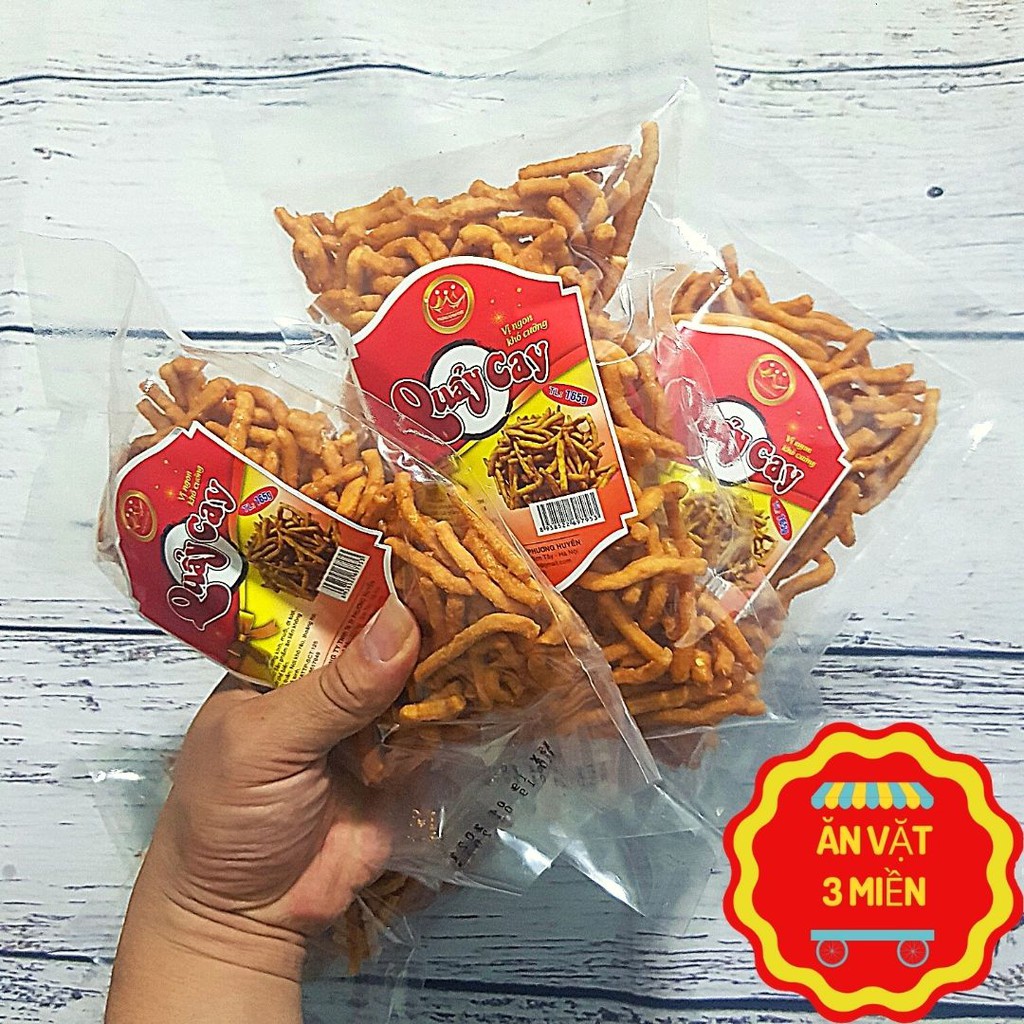 Tăm Cay Phô Mai Quẩy Tăm Cay Phương Huyền Food lọ 220gr