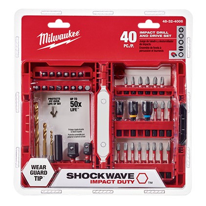 Bộ mũi khoan và vặn vít đa năng 40 chiếc Milwaukee
