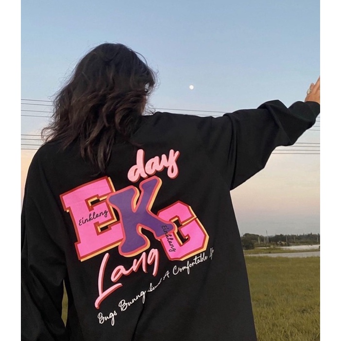 Áo swt EKG chữ hồng TTA977