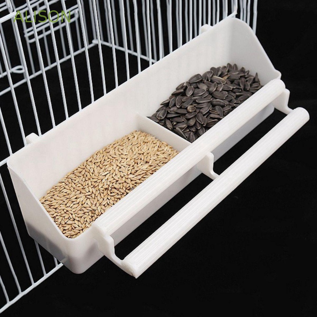 Khay Đựng Thức Ăn Bằng Nhựa Dạng Treo Cho Chim Cảnh