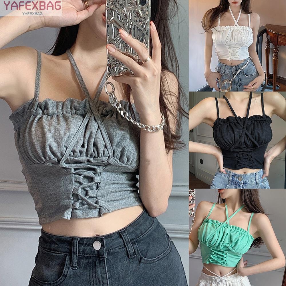 Women Top Solid Spandex Tank Top 95%Cotton A Shirt A-Line Sleeveless Bandage
