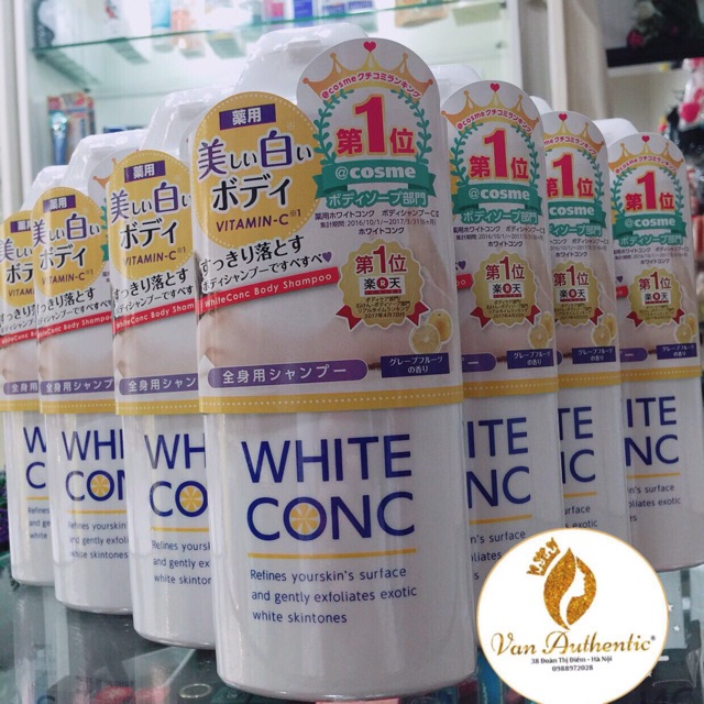 Sữa tắm trắng toàn thân White Conc Body - Hàng Nhật