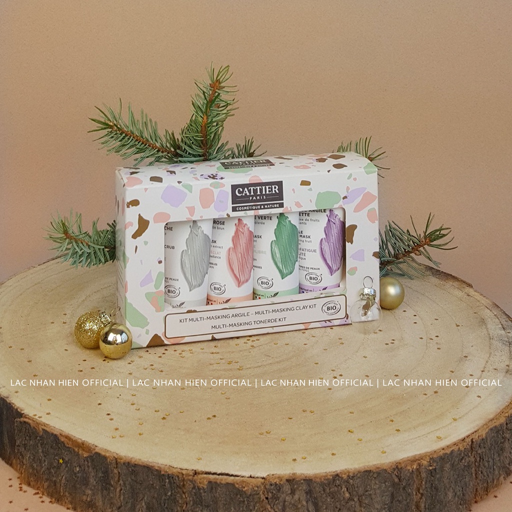MẶT NẠ ĐẤT SÉT HỮU CƠ CATTIER CLAY MASK ĐỦ DÒNG