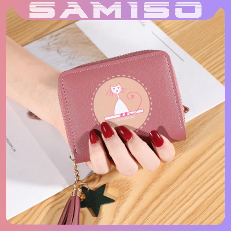 Ví nữ ngắn đẹp cầm tay mini nhỏ gọn bỏ túi nhiều ngăn dễ thương NG30 | BigBuy360 - bigbuy360.vn