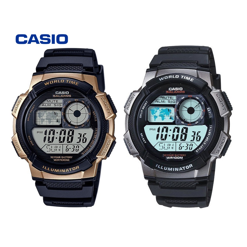 Đồng hồ nam CASIO AE-1000W-1BVDF/AE-1000W-1A3VDF chính hãng - Bảo hành 1 năm, Thay pin miễn phí