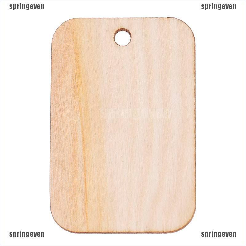 Set 50 Thẻ Gỗ Khắc Chữ Trang Trí DIY