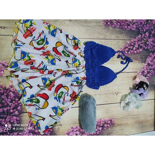 Jum hoa móc len hở lưng(chất đẹp)