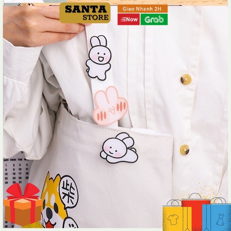 Pin cài balo túi xách, huy hiệu ghim cài áo, stick charm gắn cặp hoạt hình anime cute dễ thương đáng yêu SANTA STORE