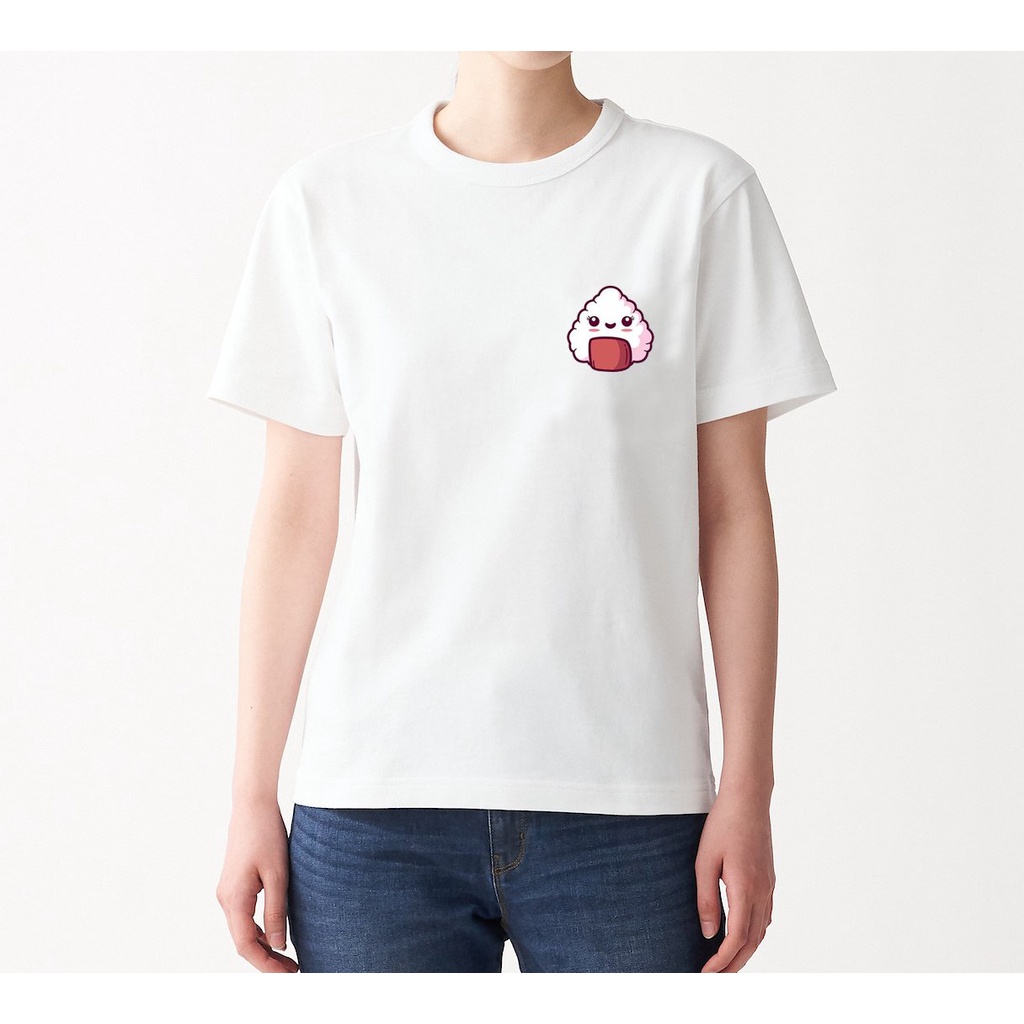 Áo thun nữ dễ thương hình sushi dạo phố