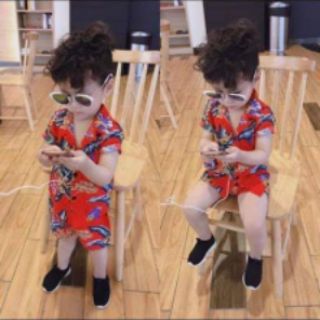 bộ sơ mi lụa cho bé trai bé gái 8_22kg