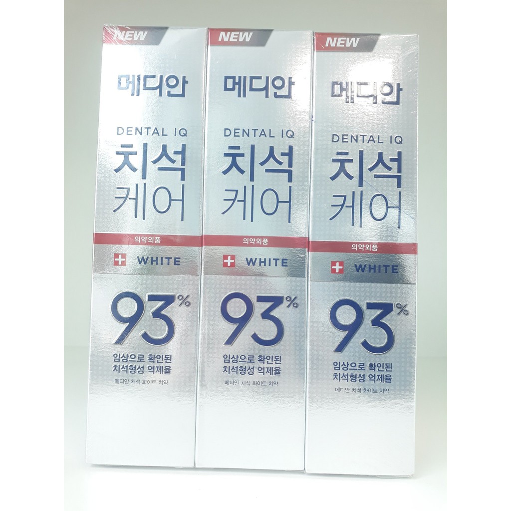 Kem đánh răng MEDIAN Dental IQ 93% White 120g /Kem đánh răng Median 93
