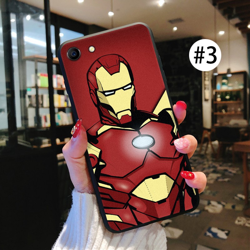 Ốp Realme C15 C20 C12 C25 C11 6i C3 5i 5s C2 3 5 6 Pro điện thoại in hình Iron Man cho