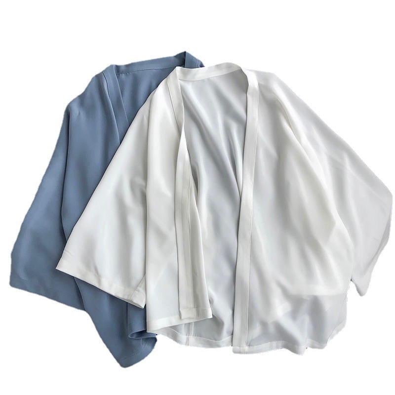 Áo khoác IELGY ngắn mỏng màu sắc trơn chống nắng cho nữ