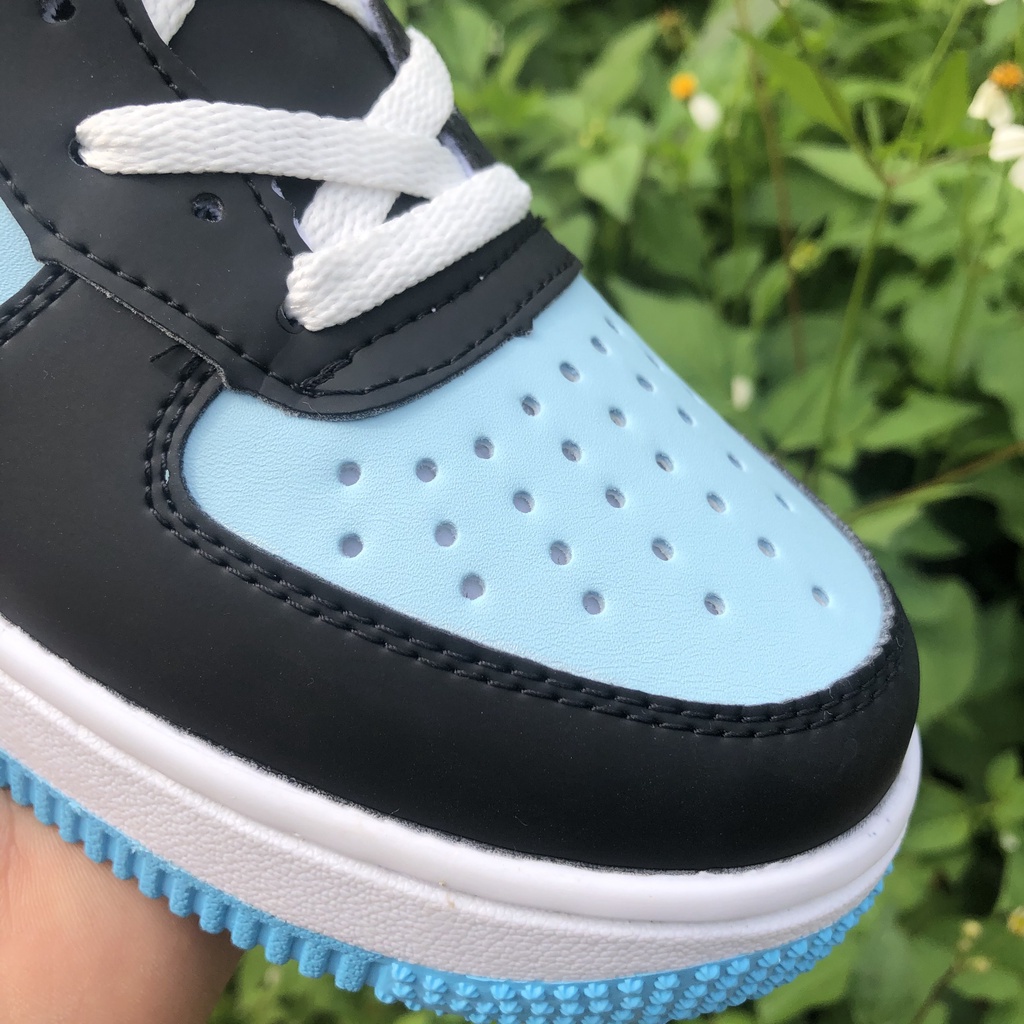 Giày AF1 xanh dương, Giày thể thao Air Force 1 blue sky siêu hot trend 2023 Full Box
