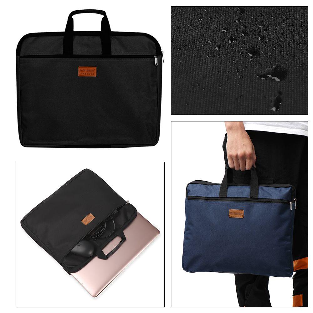 Túi Xách Vải Canvas Cỡ Lớn Có Khóa Kéo Chống Thấm Nước Tiện Dụng