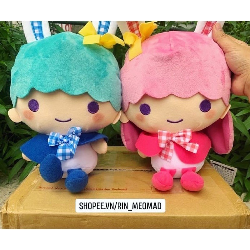 [TOREBA] Thú bông Little Twin Stars - Rabbit Ears Fancy Big Plushy Sanrio Nhật