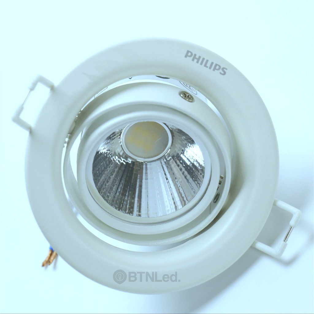 Bộ đèn LED PHILIPS Âm Trần Chiếu Điểm Pomeron (5977x) - [HÀNG CHÍNH HÃNG] - Thay đổi góc chiếu linh hoạt theo 2 trục