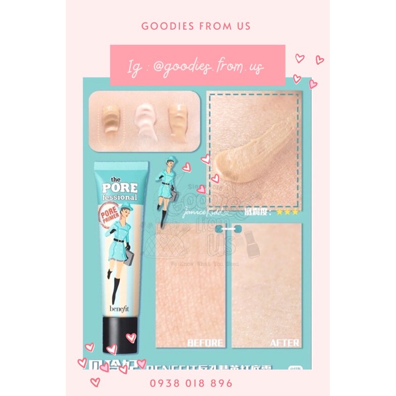 Kem lót Benefit The Porefessional Face Primer (22ml) SALE 70% !! | BigBuy360 - bigbuy360.vn