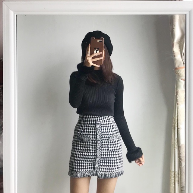 ( Ảnh thật> Áo len tay lông