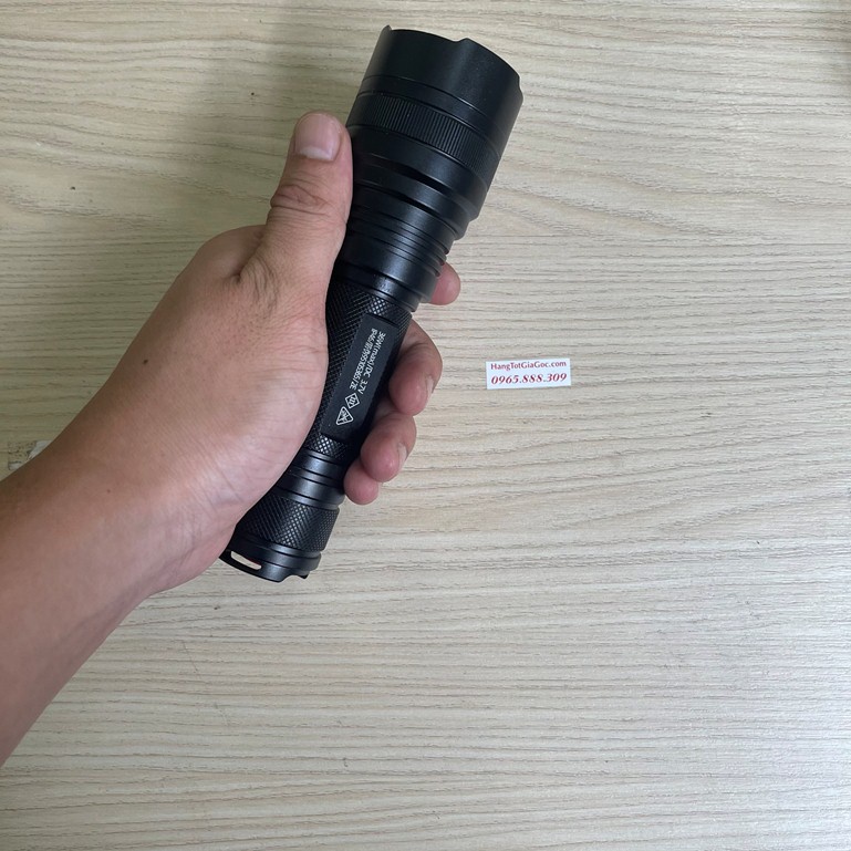 Đèn pin siêu sáng Supfire L6-G thế hệ mới, bóng 36w siêu sáng, Pin to cực khỏe, kiêm sạc dự phòng –