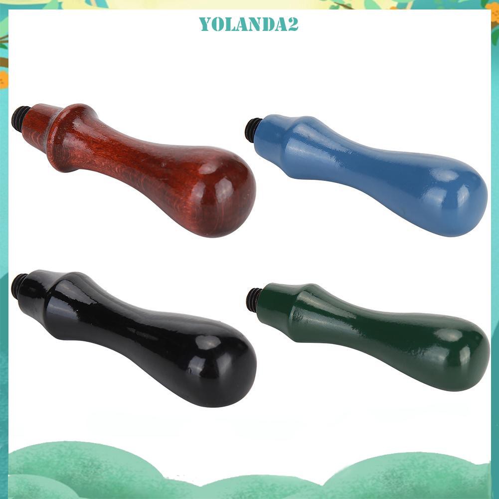 Tay Cầm Gắn Con Dấu Bằng Gỗ Phong Cách Cổ Điển