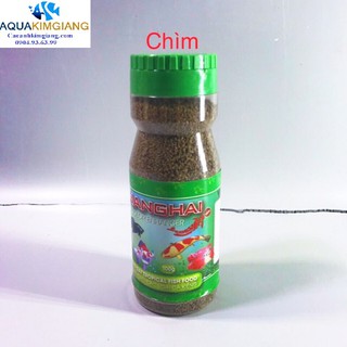 Thức ăn cám cho cá cảnh Shanghai lọ nhỏ tiện dụng lọ trung 100g,180g