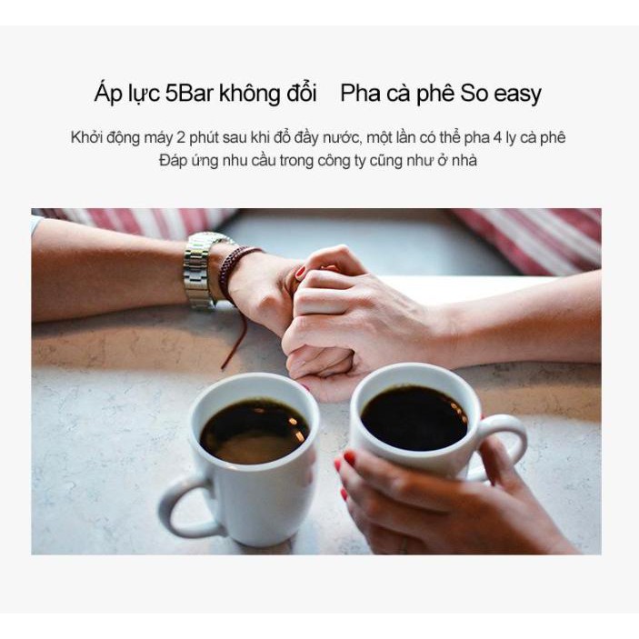 Máy pha cà phê chuyên nghiệp Espresso 5BAR Stream Sweet Alice - HanruiOffical