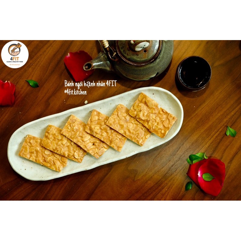 Bánh keto, Bánh ngói hạnh nhân 4FIT ăn kiêng, keto, giảm cân, eatclean | BigBuy360 - bigbuy360.vn