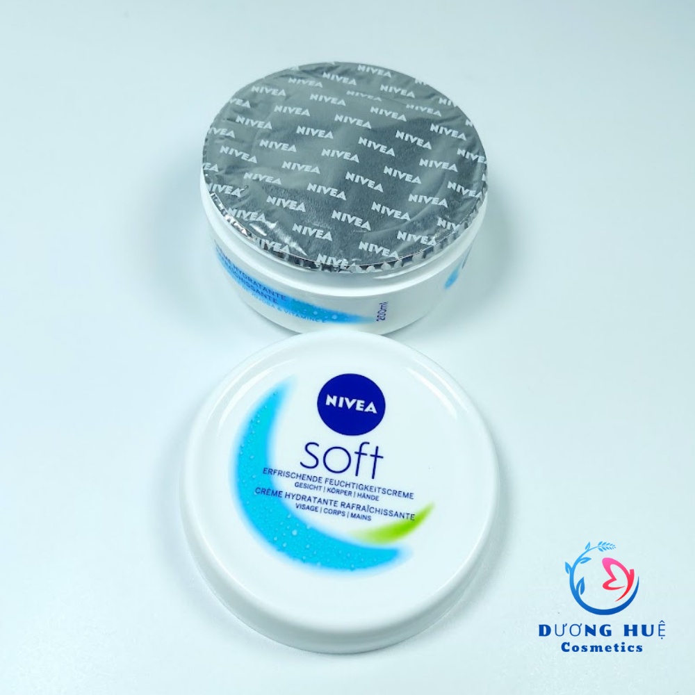 Kem dưỡng ẩm Nivea Soft 200 hàng chuẩn Đức (Chính hãng)