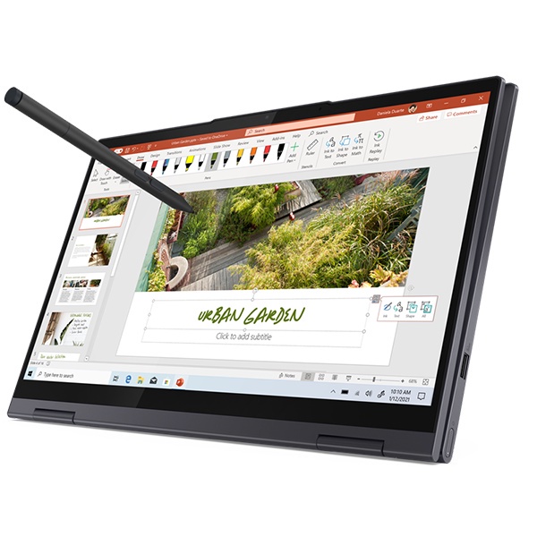 Laptop cao cấp 2 in 1 Lenovo Yoga 7 14ACN6 AMD R5 5600U Ram 16GB SSD 512GB màn hình 14"FHD Win11  Xám