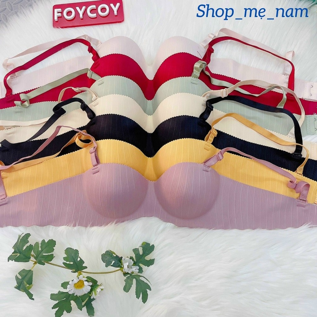 Áo Lót Su Đúc Không Gọng Đệm 2,5Cm Có Mút Bàn Tay Nâng Ngực Đẩy Ngực Tự Nhiên